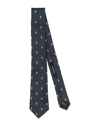 NEIL BARRETT Ties and bow ties Midnight blue 100% Silk