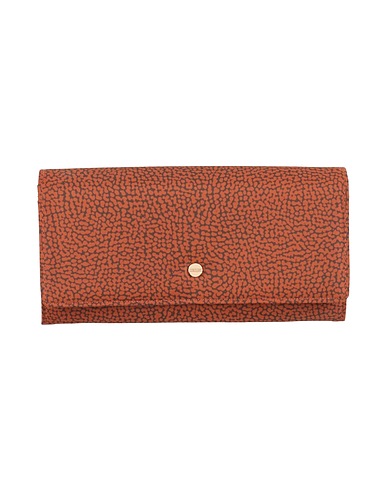 BORBONESE Wallet Brown Textile fibres