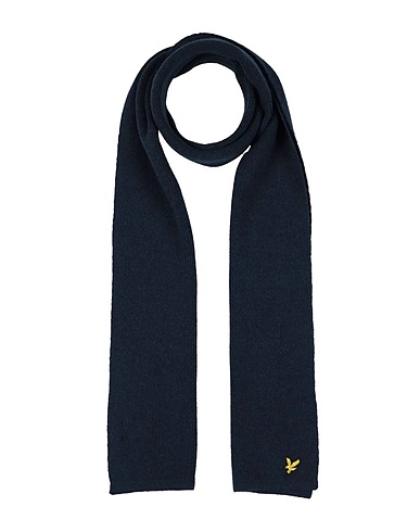 LYLE & SCOTT Sciarpe e foulard Blu notte 80% Lana d'agnello, 20% Nylon