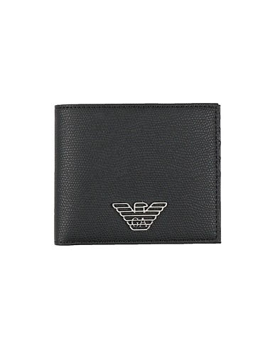 EMPORIO ARMANI Portafoglio Nero 100% Poliestere, PVC - Polivinilcloruro