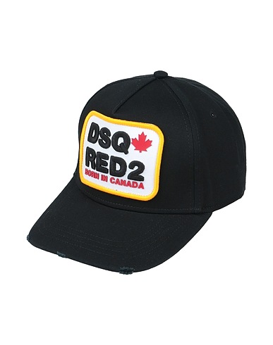 DSQUARED2 Hat Black 100% Cotton