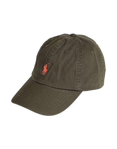 POLO RALPH LAUREN 帽子 COTTON CHINO BALL CAP
 ダークグリーン コットン 100%