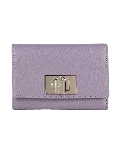 FURLA Wallet FURLA 1927 M COMPACT WALLET
 Mauve 100% Soft Leather