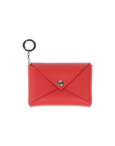 IL BISONTE Key ring Coral Soft Leather