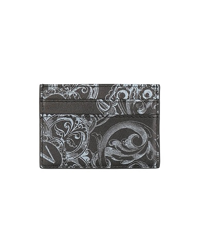 VERSACE JEANS COUTURE Aktenmappe Schwarz 100% Polyurethan, Poliurethan-Harz