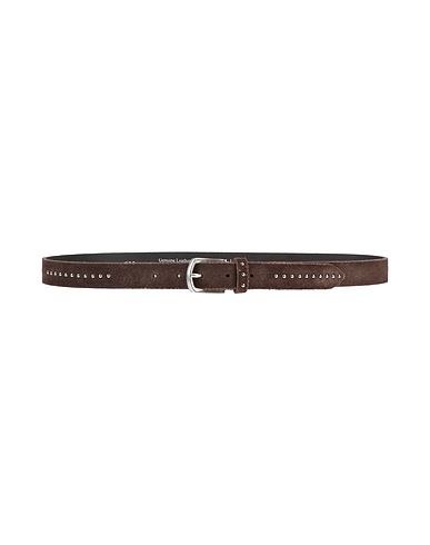 BOGLIOLI Leather belt Dark brown Soft Leather
