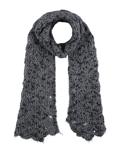 JUCCA Schals und Foulards Grau 43% Mohairwolle, 40% Schurwolle, 17% Polyamid