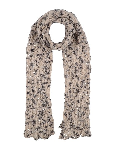 JUCCA Scarves and foulards Beige 43% Mohair wool, 40% Virgin Wool, 17% Polyamide