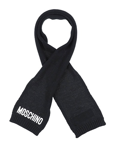 MOSCHINO KID Scarves and foulards Black 50% Wool, 50% Acrylic