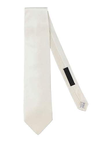 VITALIANO PANCALDI Ties and bow ties Ivory 100% Silk