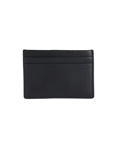 KARL LAGERFELD Small Leather Goods Black 100% Cow leather