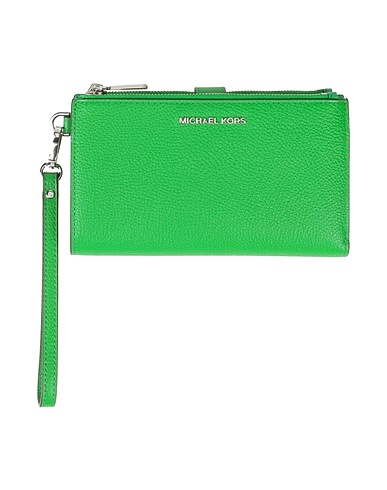 MICHAEL MICHAEL KORS Wallet Green Soft Leather