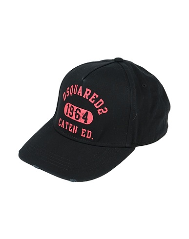 DSQUARED2 Hat Black 100% Cotton