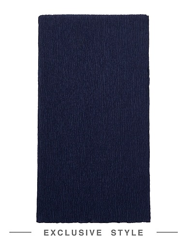 THE GIVING MOVEMENT x YOOX Scarves and foulards Midnight blue 97% Recycled polyester, 3% Recycled elastane