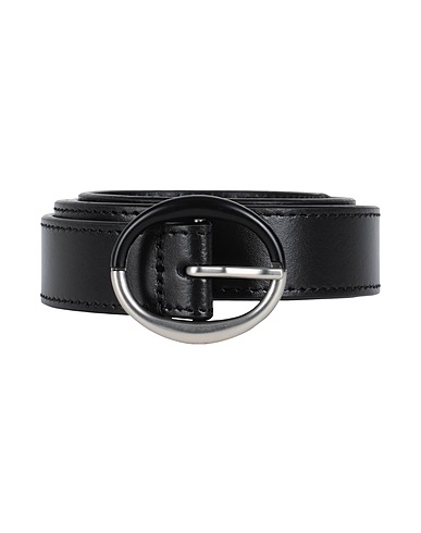 CALVIN KLEIN JEANS Belts Black 100% Bovine leather