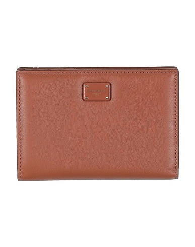 DOLCE&GABBANA Wallet Brown 100% Calfskin