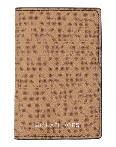 MICHAEL KORS MENS Document holder Sand 90% PVC - Polyvinyl chloride, 9% Polyester, 1% Polyurethane