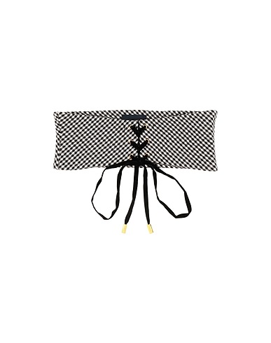CAVALLI CLASS Belts Black 58% Viscose, 37% Cotton, 5% Elastane