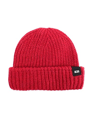GCDS Hat Red 60% Acrylic, 15% Alpaca wool, 15% Virgin Wool, 10% Viscose