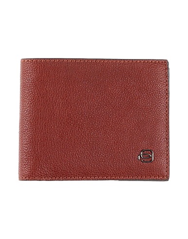 PIQUADRO Wallet Brown Bovine leather