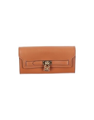 MICHAEL MICHAEL KORS Portafoglio Marrone Fibre tessili