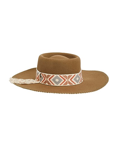 8 by YOOX Hat WOOL FELT HAT
 Khaki 100% Wool