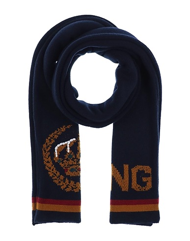 DOLCE&GABBANA Scarves and foulards Midnight blue 93% Cashmere, 7% Virgin Wool