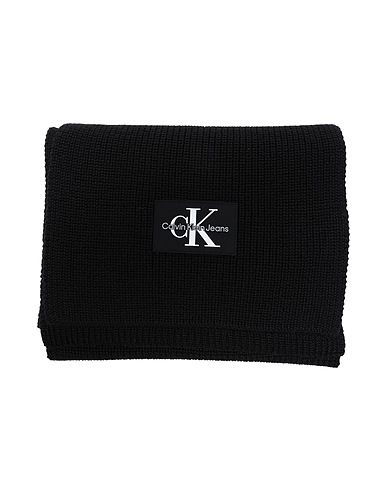 CALVIN KLEIN JEANS Bufandas y fulares Negro 50% Acrílico, 50% Lana