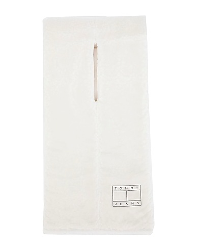 TOMMY JEANS Scarves and foulards Ivory 100% Polyamide