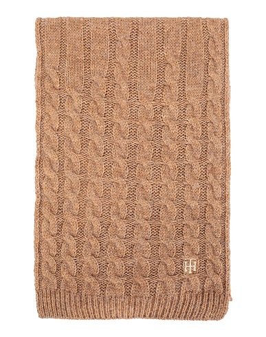 TOMMY HILFIGER Sciarpe e foulard Cammello 37% Poliammide, 27% Acrilico, 26% Lana di alpaca, 10% Lana