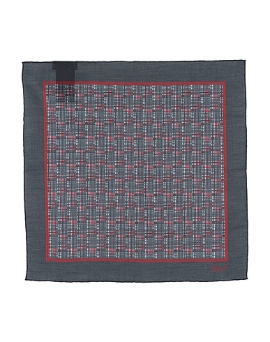 ZEGNA Scarves and foulards Lead 63% Cotton, 37% Silk