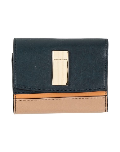 PIQUADRO Portafoglio Blu navy Pelle di bovino