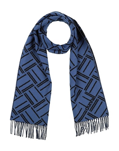 DUNHILL Scarves and foulards Pastel blue 63% Cashmere, 37% Merino Wool