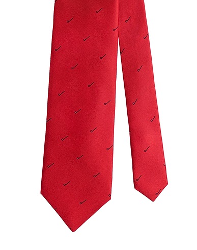 DUNHILL Ties and bow ties Red 100% Mulberry silk