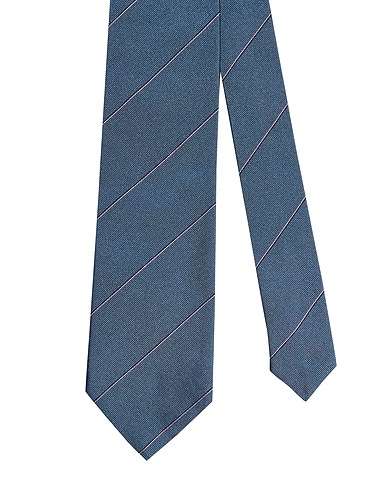 DUNHILL Cravatte e papillon Azzurro 100% Seta di gelso