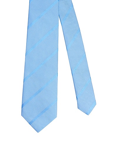 DUNHILL Ties and bow ties Sky blue 100% Mulberry silk