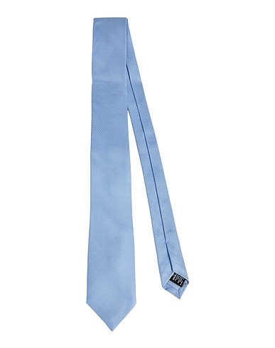 DUNHILL Ties and bow ties Sky blue 100% Mulberry silk