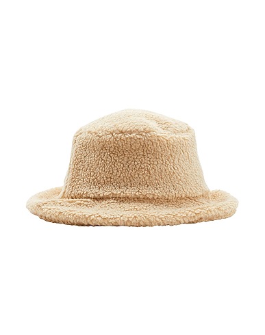 8 by YOOX Hat TEDDY BUCKET HAT
 Beige 65% Acrylic, 35% Polyester