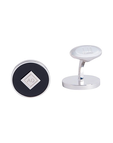 DUNHILL Cufflinks and Tie Clips Black 925/1000 Silver