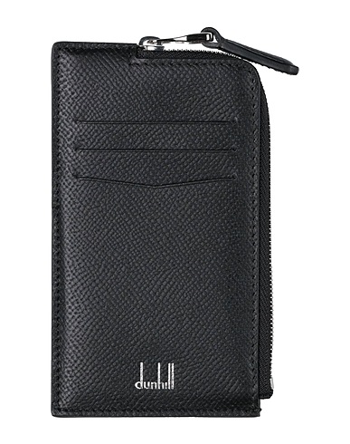 DUNHILL Wallet Black Soft Leather