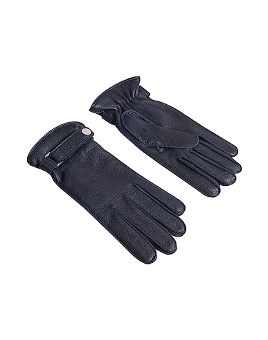 DUNHILL Gloves NERO 100% Fallow Deerskin