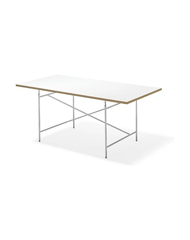 RICHARD LAMPERT Γραφείο Eiermann 1_ Black Legs Λευκό Μέταλλο