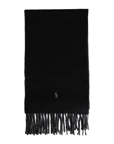 POLO RALPH LAUREN Scarves and foulards Black 80% Wool, 20% Nylon
