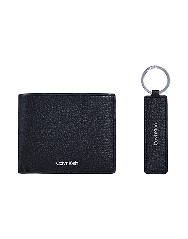 CALVIN KLEIN Wallet Black 100% Bovine leather