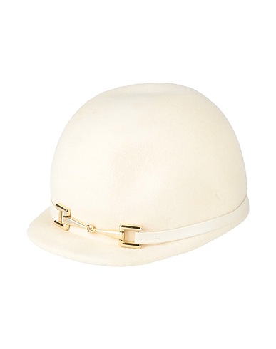 ELISABETTA FRANCHI Cappello Off white 100% Lana