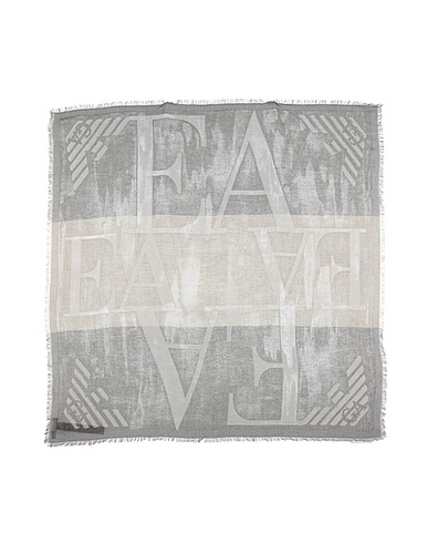 EMPORIO ARMANI Scarves and foulards Grey 34% Modal, 33% Acrylic, 33% Cotton