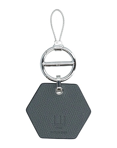 DUNHILL Key ring Lead Soft Leather, Metal