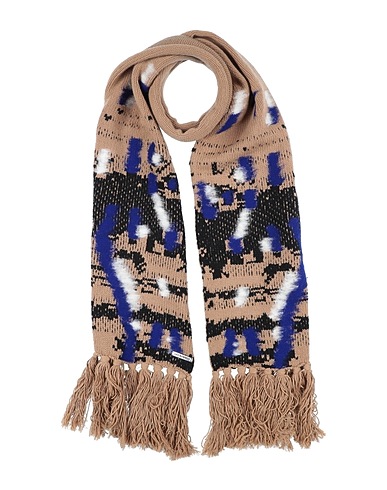 LES HOMMES Scarves and foulards Camel 100% Virgin Wool