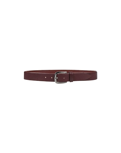 ANNECLAIRE Regular belt Chocolate brown Soft Leather