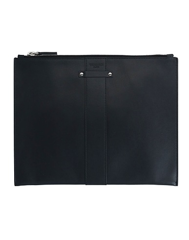 TRUSSARDI Pouch Black Soft Leather